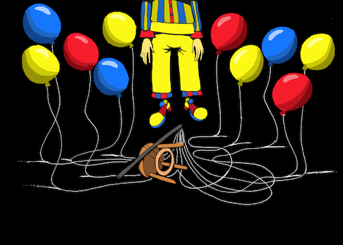 Cartoon: Balloon Seller... (medium) by berk-olgun tagged balloon,seller
