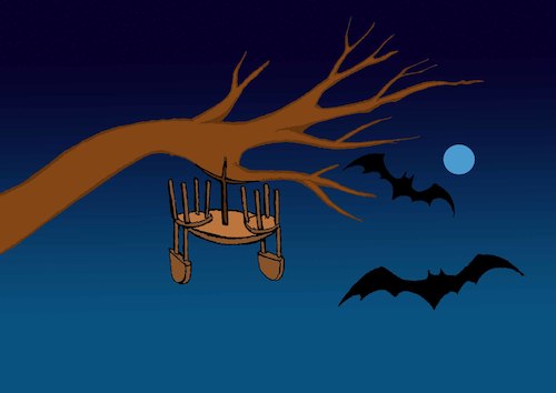 Cartoon: Bat Bar... (medium) by berk-olgun tagged bat,bar