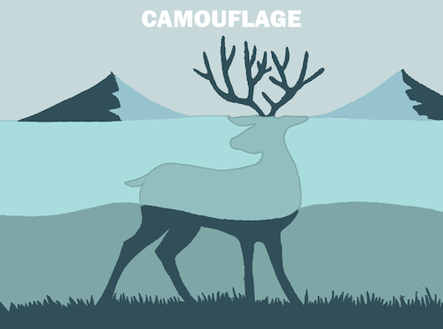 Cartoon: Camouflage... (medium) by berk-olgun tagged camouflage