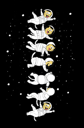 Cartoon: Cat in Space... (medium) by berk-olgun tagged cat,in,space