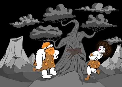 Cartoon: Caveman ... (medium) by berk-olgun tagged caveman