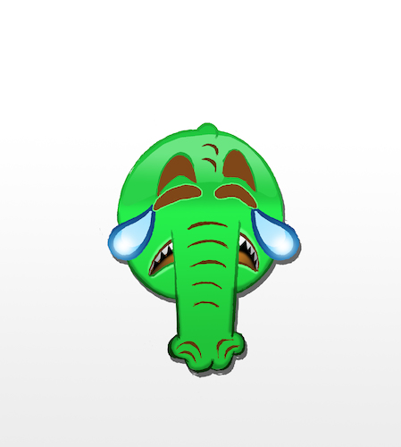 Cartoon: Crocodile Emoji... (medium) by berk-olgun tagged crocodile,emoji