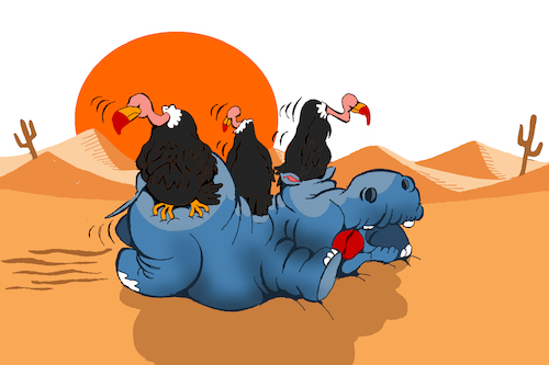 Cartoon: Desert... (medium) by berk-olgun tagged desert