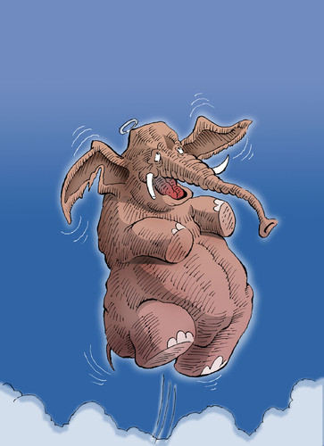 Cartoon: DUMBO... (medium) by berk-olgun tagged dumbo