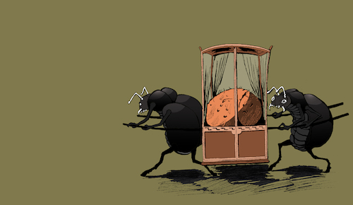 Cartoon: Dung Beetle... (medium) by berk-olgun tagged dung,beetle