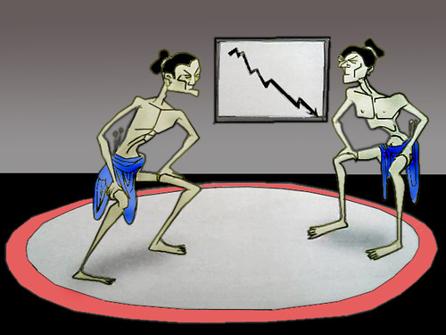 Cartoon: Economy.. (medium) by berk-olgun tagged economy