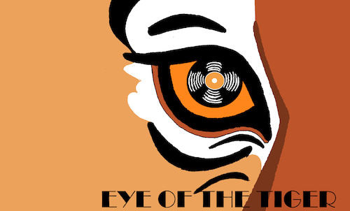 Cartoon: Eye of the Tiger... (medium) by berk-olgun tagged lp