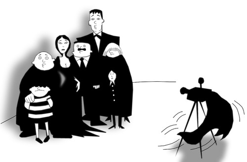 Cartoon: Family Photos.. (medium) by berk-olgun tagged family,photos