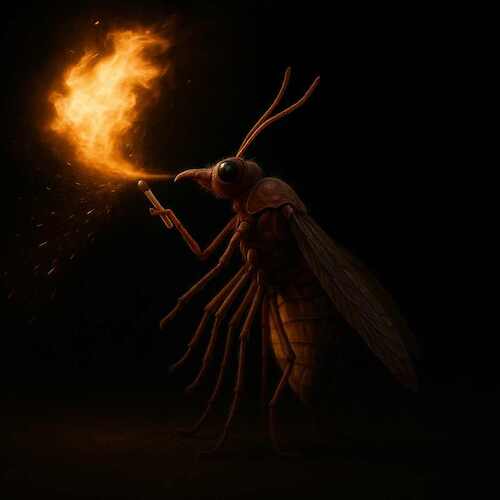 Cartoon: Firefly... (medium) by berk-olgun tagged firefly
