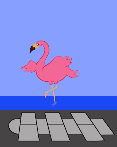Cartoon: Flamingo... (medium) by berk-olgun tagged flamingo