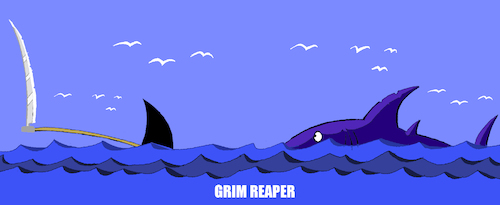 Cartoon: Grim Reaper... (medium) by berk-olgun tagged grim,reaper