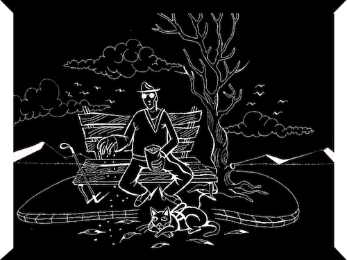 Cartoon: Guide Cat... (medium) by berk-olgun tagged guide,cat