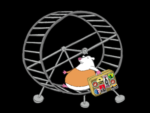 Cartoon: Hamster... (medium) by berk-olgun tagged hamster