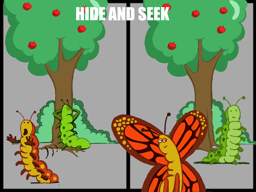 Cartoon: Hide and Seek ... (medium) by berk-olgun tagged hide,and,seek