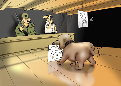Cartoon: Hunter... (medium) by berk-olgun tagged hunter
