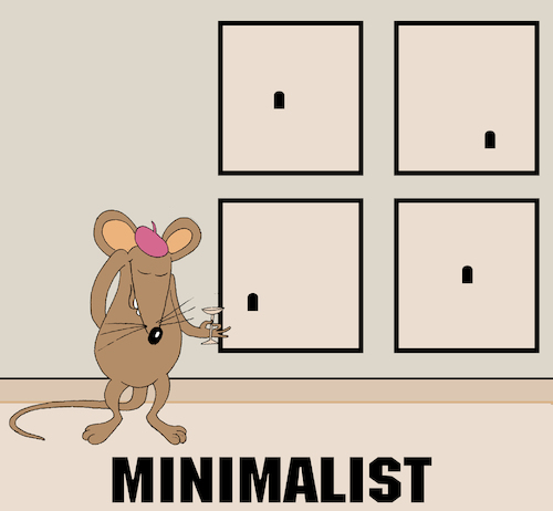 Cartoon: Minimalist... (medium) by berk-olgun tagged minimalist