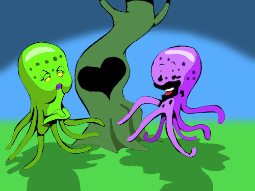 Cartoon: Octopus Ink... (medium) by berk-olgun tagged octopus,ink