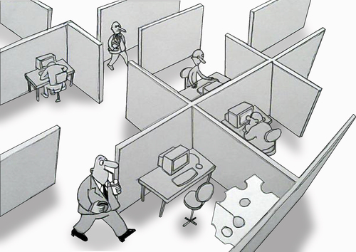 Cartoon: Office.. (medium) by berk-olgun tagged office