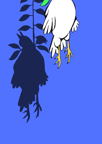 Cartoon: Olive Branch... (medium) by berk-olgun tagged olive,branch