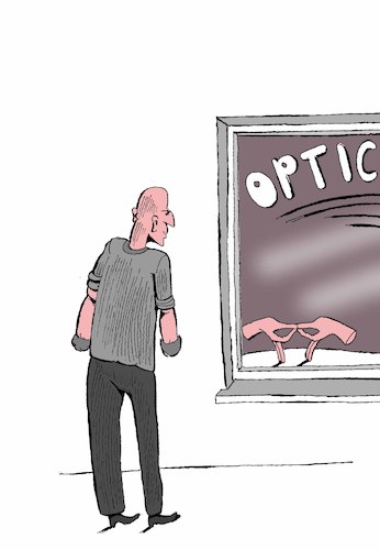 Cartoon: Optician... (medium) by berk-olgun tagged optician