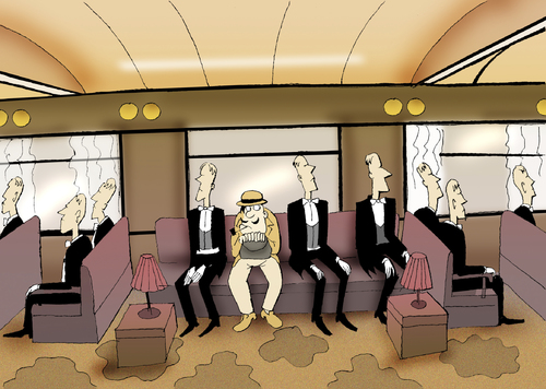 Cartoon: Orient Express... (medium) by berk-olgun tagged orient,express