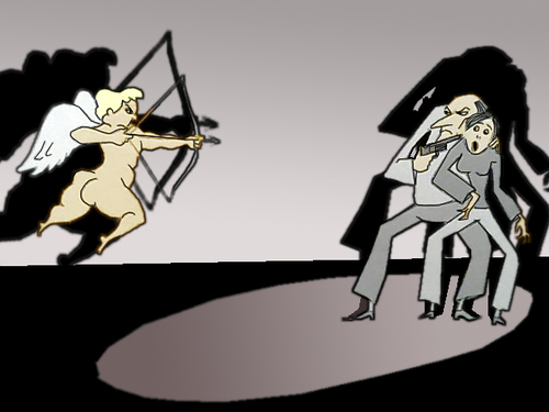 Cartoon: pörsi.. (medium) by berk-olgun tagged pörsi
