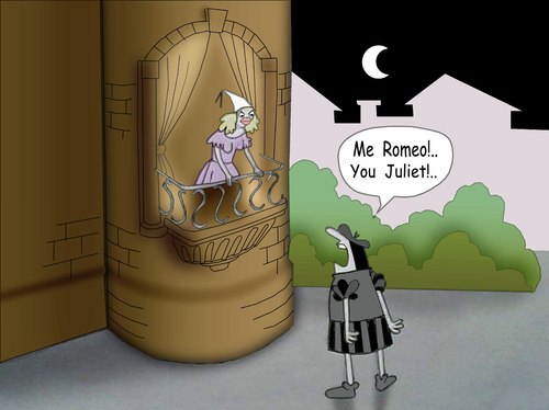 Cartoon: Romeo and Juliet.. (medium) by berk-olgun tagged romeo,and,juliet