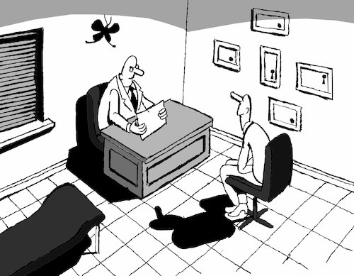 Cartoon: Rorschah Test... (medium) by berk-olgun tagged rorschah,test