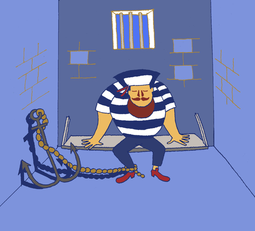 Cartoon: Sailor... (medium) by berk-olgun tagged sailor
