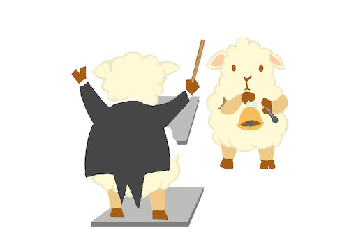 Cartoon: Sheep Bell... (medium) by berk-olgun tagged sheep,bell