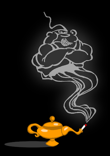 Cartoon: Smoke... (medium) by berk-olgun tagged smoke