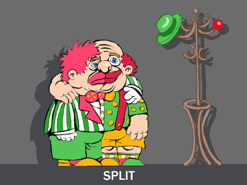 Cartoon: Split... (medium) by berk-olgun tagged split