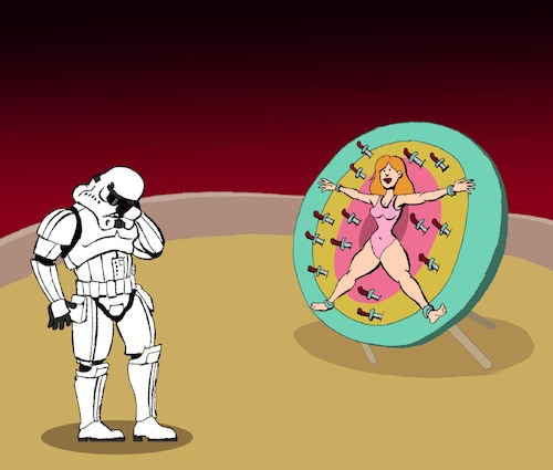 Cartoon: Stormtrooper... (medium) by berk-olgun tagged stormtrooper