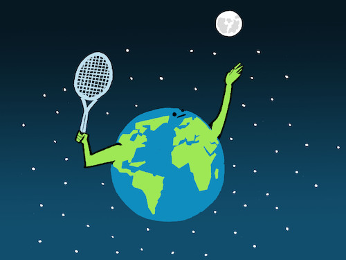 Cartoon: Tennis Player... (medium) by berk-olgun tagged tennis,player