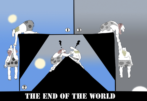 Cartoon: The End of the World... (medium) by berk-olgun tagged the,end,of,world