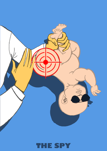 Cartoon: The Spy... (medium) by berk-olgun tagged the,spy