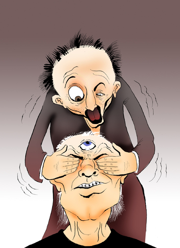 Cartoon: Third Eye... (medium) by berk-olgun tagged third,eye