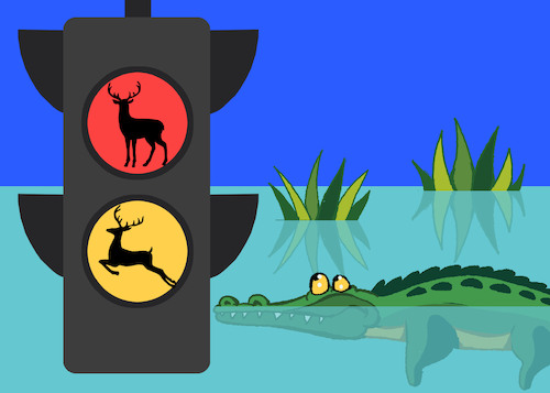 Cartoon: Traffic Lights... (medium) by berk-olgun tagged traffic,lights