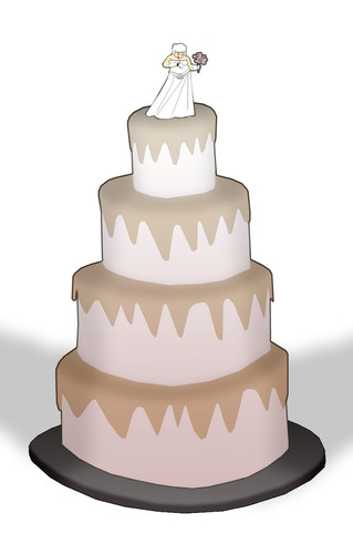 Cartoon: Wedding Pastry.. (medium) by berk-olgun tagged wedding,pastry