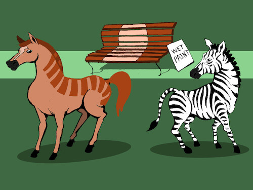 Cartoon: Wet Paint... (medium) by berk-olgun tagged wet,paint