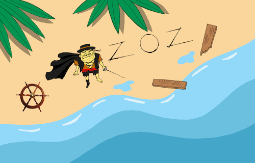 Cartoon: Zorro... (medium) by berk-olgun tagged zorro