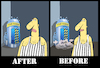 Cartoon: After-Before... (small) by berk-olgun tagged after,before
