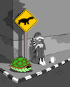 Cartoon: Beware of Turtle... (small) by berk-olgun tagged beware,of,turtle