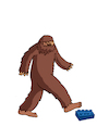 Cartoon: Bigfoot... (small) by berk-olgun tagged bigfoot