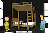 Cartoon: Bunk Beds... (small) by berk-olgun tagged bunk,beds