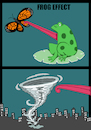 Cartoon: Butterfly Effect... (small) by berk-olgun tagged butterfly,effect