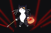 Cartoon: Cat vs Laser pointer... (small) by berk-olgun tagged cat,vs,laser,pointer
