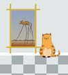 Cartoon: Dali the Cat... (small) by berk-olgun tagged dali,the,cat