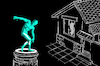 Cartoon: Discobolus... (small) by berk-olgun tagged discobolus