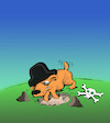 Cartoon: Dog Pirate... (small) by berk-olgun tagged dog,pirate